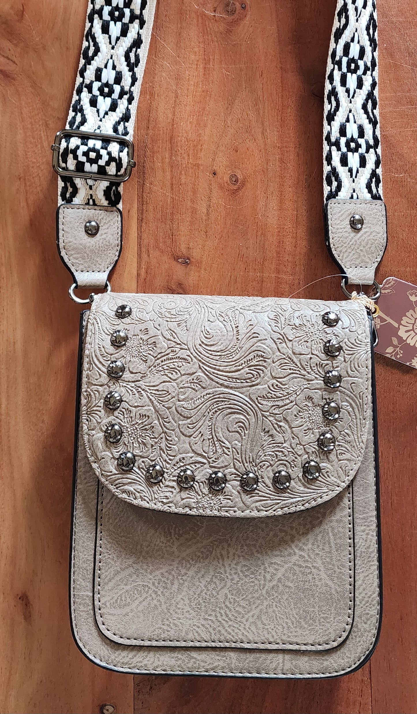 Crossbody Purse color: Putty