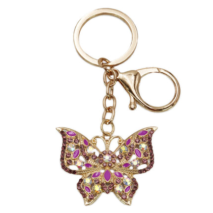 Butterfly Hollow-Out Bling Rhinestone Key Chain