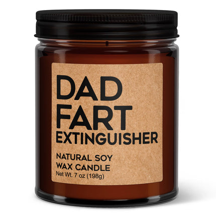 Dad Fart Extinguisher Soy Candle -7oz Scented / Votive Candle