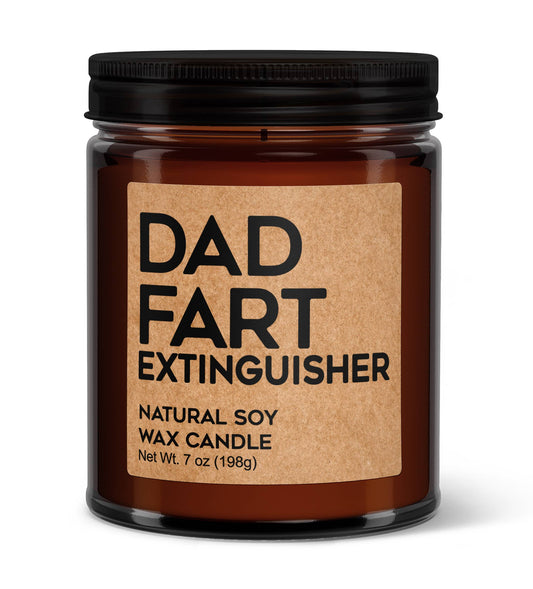Dad Fart Extinguisher Soy Candle -7oz Scented / Votive Candle