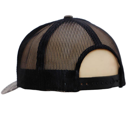 American Flag 1776 Patch Six Panel Curved Bill Trucker Hat