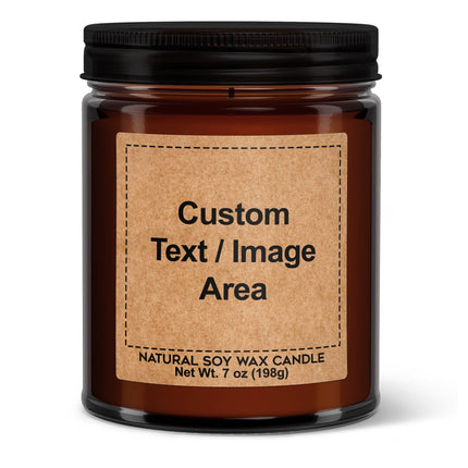 I bought this from Russ Lee - Amber Screw Top Votive Candle 8 oz Jar