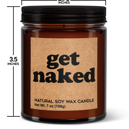 Get Naked Soy Candle - Votive Soy Candle