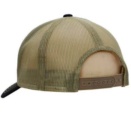 American Flag 1776 Patch Six Panel Curved Bill Trucker Hat