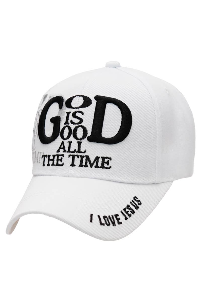 God is Good All The Time I Love Jesus Baseball Cap