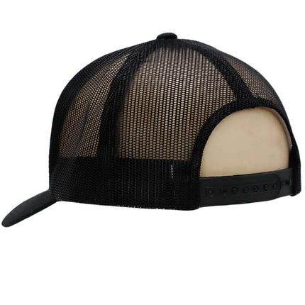 American Flag 1776 Patch Six Panel Curved Bill Trucker Hat