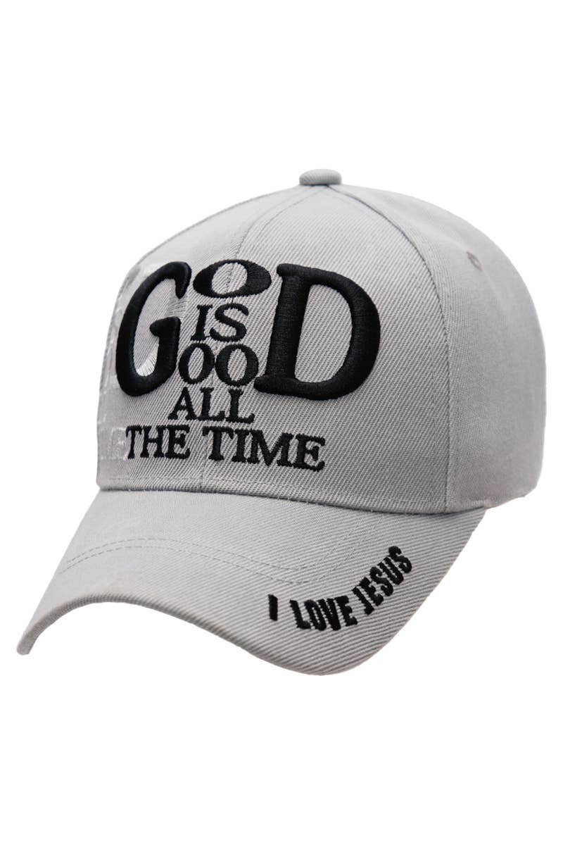 God is Good All The Time I Love Jesus Baseball Cap