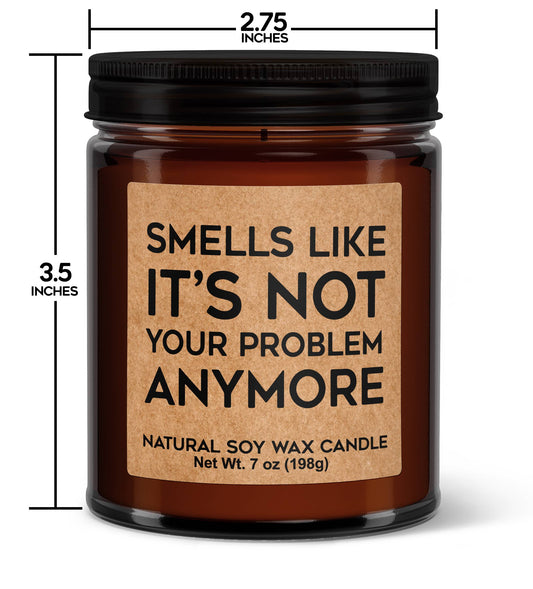 Smells Like It's Not Your Problem Soy Candle