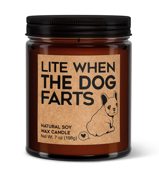 Lite When the Dog Farts - 7 oz Votive Candle