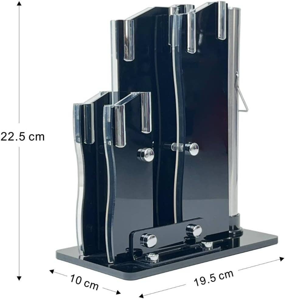 ProChef Stainless Steel Knife Set with Acrylic Holder (8pcs)