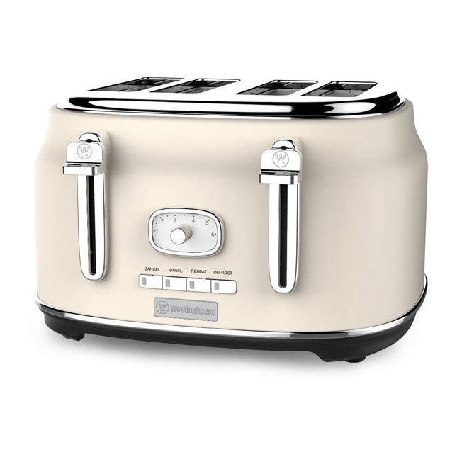 Westinghouse 4-Slice Toaster with Crumb Tray - Retro Series