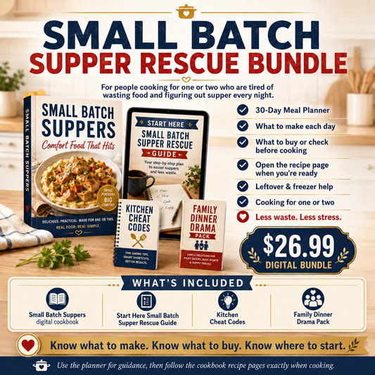 Small Batch Supper Rescue Bundle — Digital