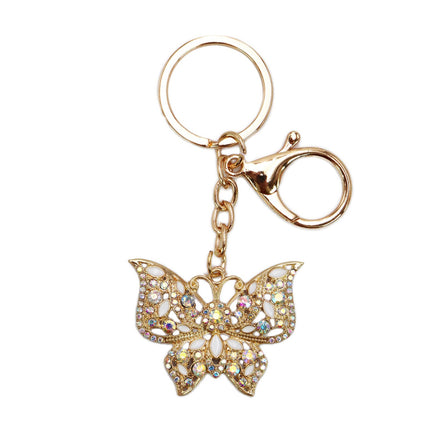 Butterfly Hollow-Out Bling Rhinestone Key Chain
