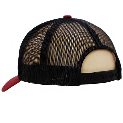 American Flag 1776 Patch Six Panel Curved Bill Trucker Hat