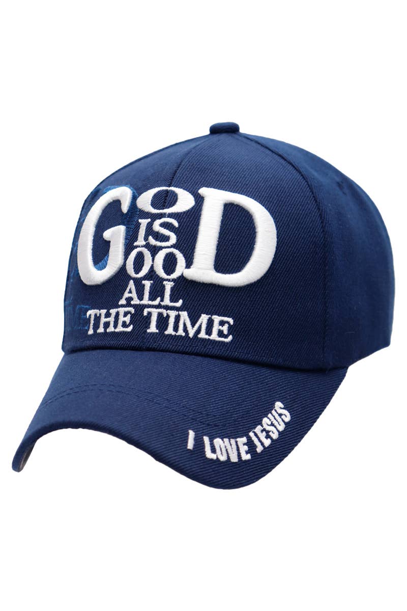 God is Good All The Time I Love Jesus Baseball Cap