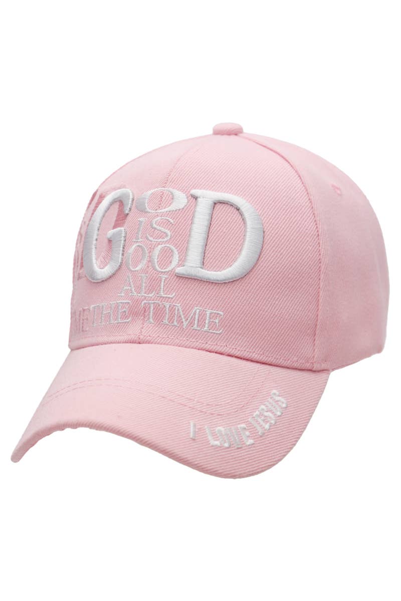 God is Good All The Time I Love Jesus Baseball Cap